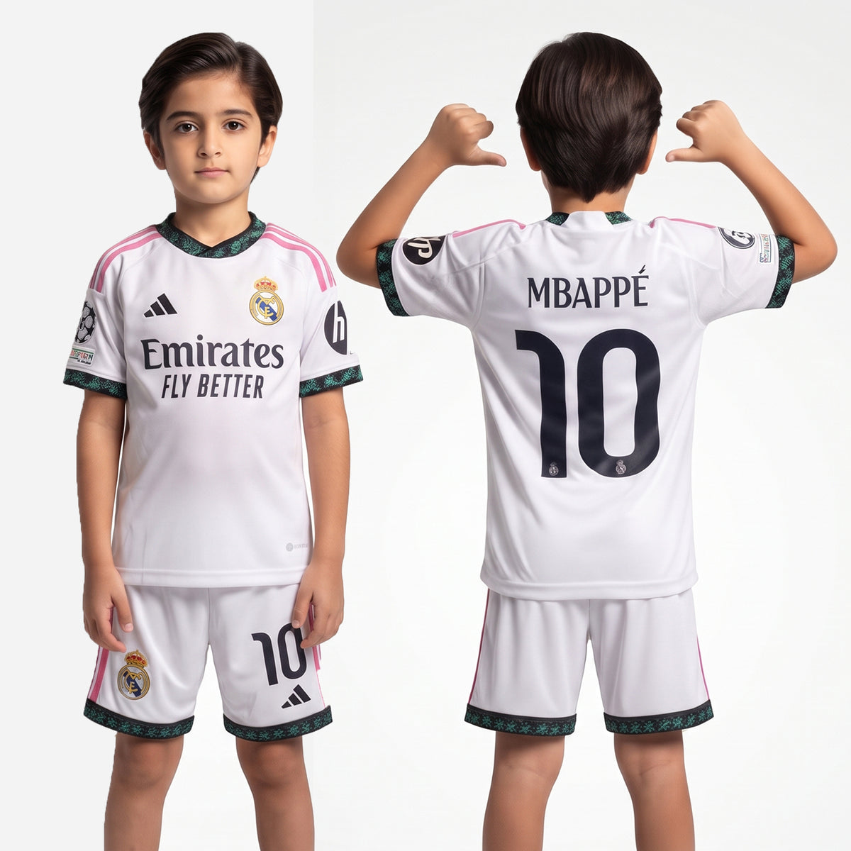 Real Madrid Kids' Kit 2026-2027 (Jersey and Shorts)