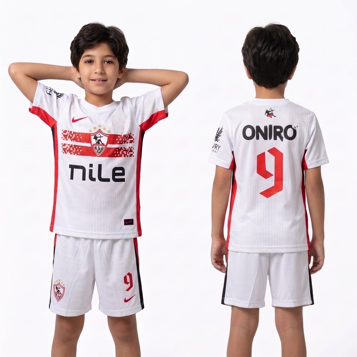 Zamalek Kids' Kit 2026-2027 (T-Shirt & Shorts)