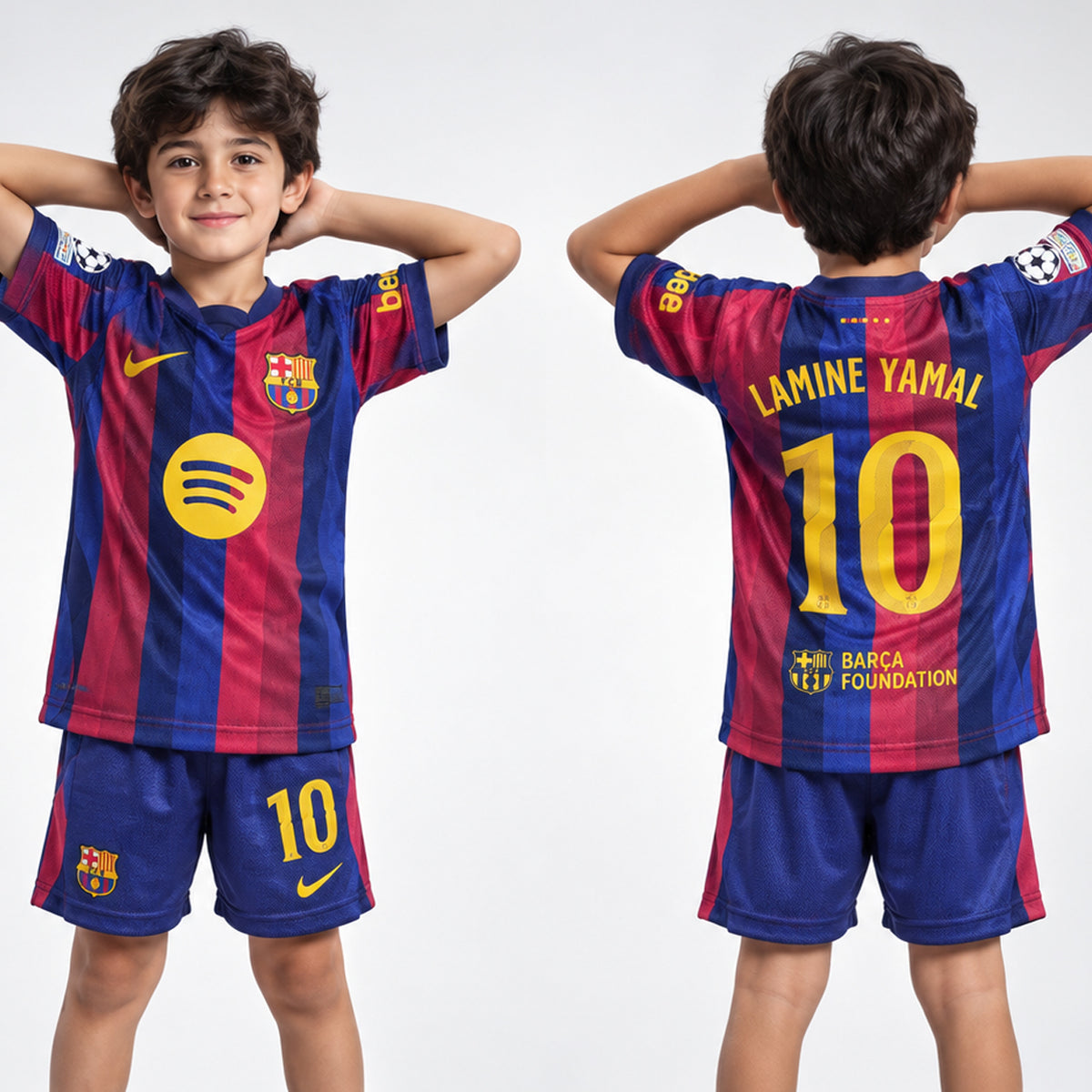 Barcelona Kids Kit 2026-2027 (Jersey and Shorts)