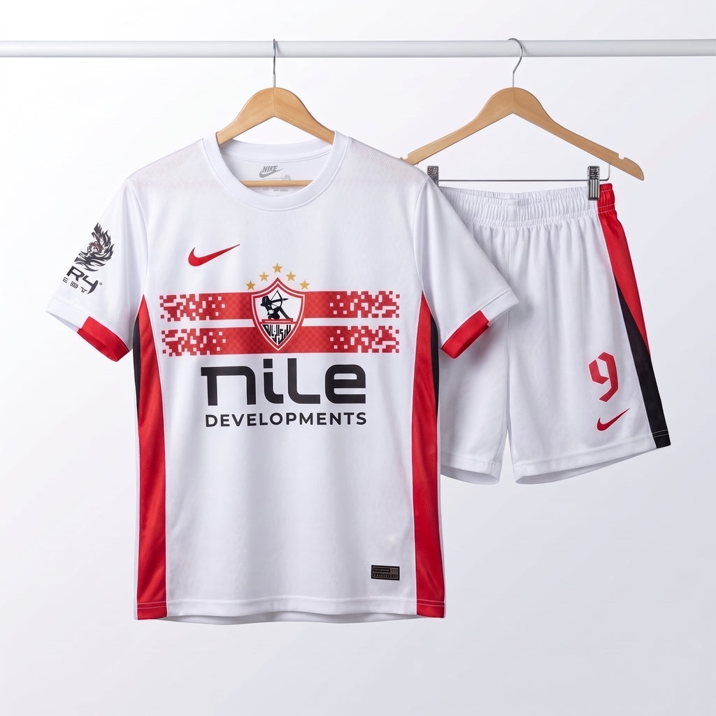 Kids' Zamalek Kit 2026-2027 (T-Shirt & Shorts)