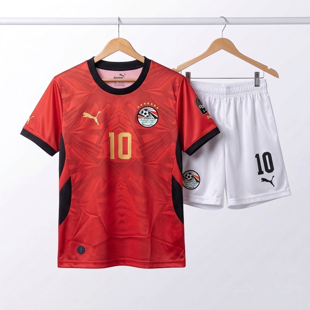 طقم منتخب مصر للأطفال (تيشيرت وشورت)