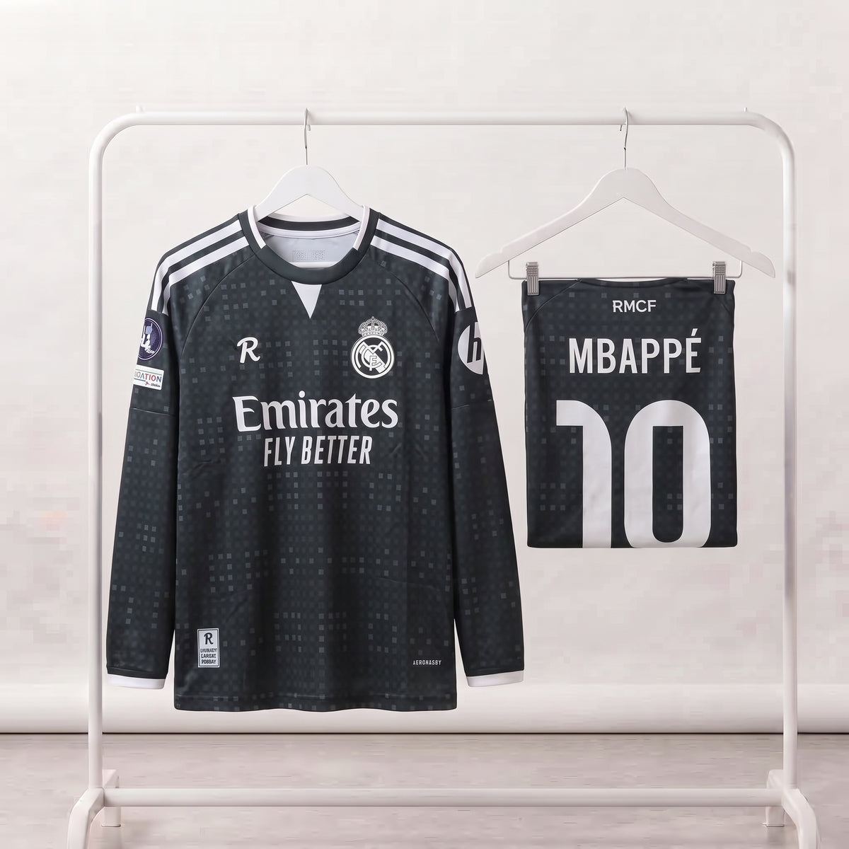 قميص ريال مدريد للأطفال بأكمام طويلة